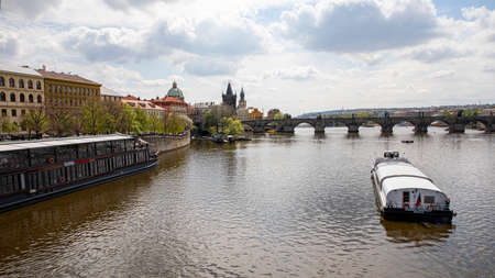 Prague Czech Republic April 26, 2022. Architecture of the city.のeditorial素材