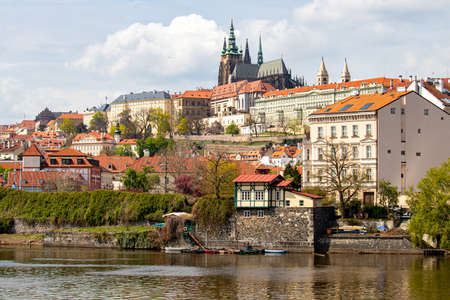 Prague Czech Republic April 26, 2022. Architecture of the city.のeditorial素材