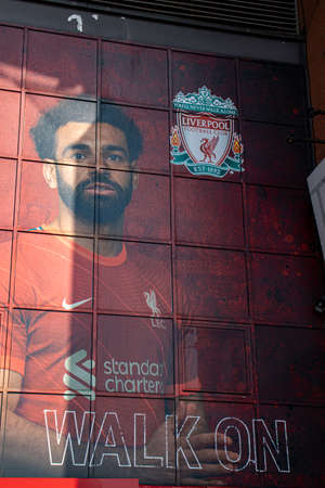 Liverpool, England - March 23, 2022. Liverpool Anfield Stadium, Englandのeditorial素材