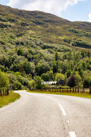 June 4, 2022. Scotland, Great Britain. Beautiful mountain landscape.