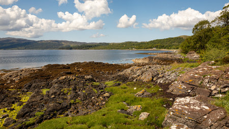 June 4, 2022. Scotland, Great Britain. Beautiful mountain landscape.の写真素材