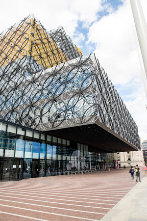 June 12, 2022 Birmingham West Midlands Great Britain. Architecture of the city.のeditorial素材