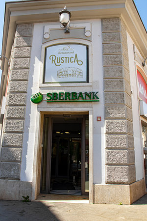 Pula Croatia Peninsula Istria April 29, 2022. Architecture of the city.のeditorial素材