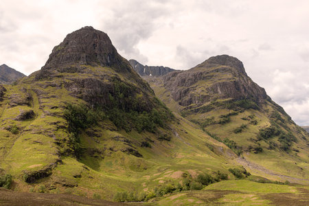 Scotland, Great Britain. Beautiful mountain landscape.の写真素材