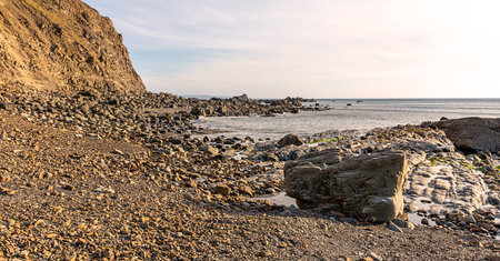Bude, Cornwall, England - Beautiful view over the Atlantic Ocean