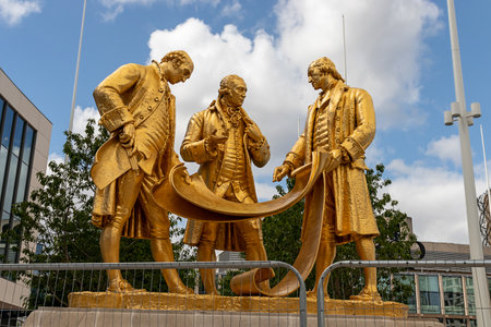 June 12, 2022 Birmingham West Midlands Great Britain. Architecture of the city.のeditorial素材