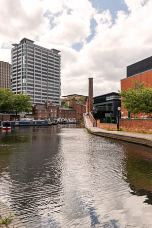 June 12, 2022 Birmingham West Midlands Great Britain. Architecture of the city.のeditorial素材