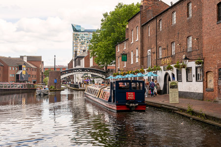 June 12, 2022 Birmingham West Midlands Great Britain. Architecture of the city.のeditorial素材