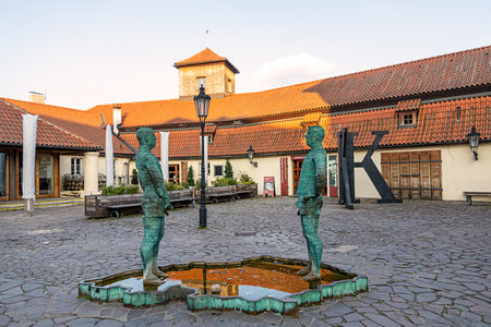 Prague Czech Republic April 25, 2022. Architecture of the city.のeditorial素材