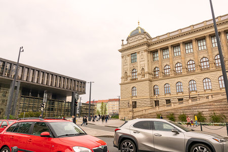 Prague Czech Republic April 25, 2022. Architecture of the city.のeditorial素材