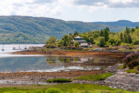 Scotland, UK. Beautiful landscape on a sunny day.