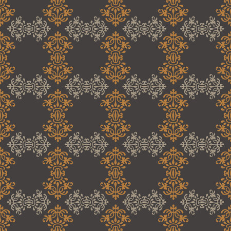 Decorative seamless pattern. Material design for dresses, wallpapers, carpets, ottoman pattern.