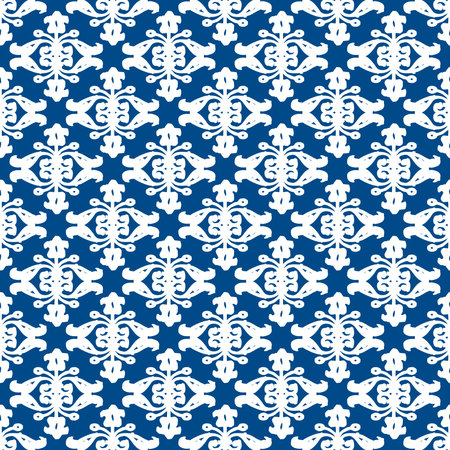 Seamless pattern in trendy blue color. Classic Blue Color of the Year 2020