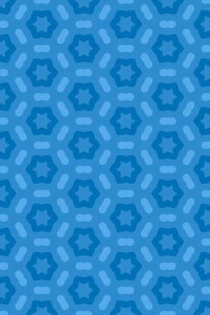 Abstract pattern in trendy blue color. Classic Blue Color of the Year 2020