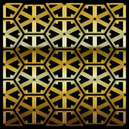 Luxurious 3D background with oriental pattern for use on Happy Birthday cards, wedding invitations. interior design. 3D renderingの写真素材