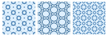 Seamless decorative pattern. For use on paper, cover, fabric, interior design. Material look for dresses, blouses, skirts, ottomans.のイラスト素材