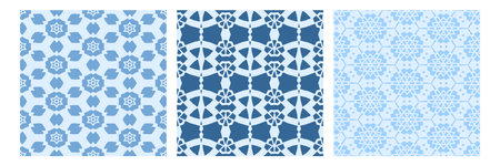 Seamless decorative pattern. For use on paper, cover, fabric, interior design. Material look for dresses, blouses, skirts, ottomans.のイラスト素材