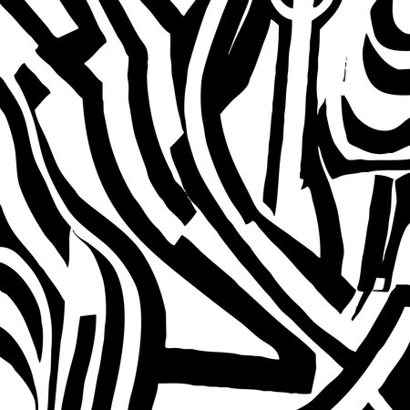 Black and white abstract illustration. Design for clothes, textiles, wall decorations.のイラスト素材