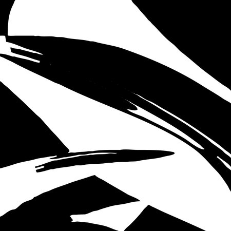 Black and white abstract illustration. Design for clothes, textiles, wall decorations.のイラスト素材