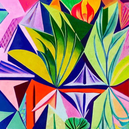 Watercolor painting on canvas. Abstract illustration for print, fabric pattern, for use in graphics.の写真素材