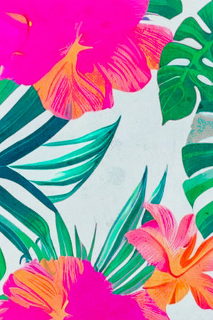 watercolor painting. Printable botanical illustration, fabric pattern, for use in graphic arts.