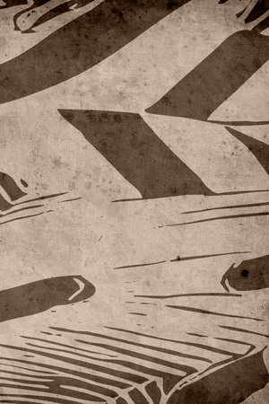 Abstract Art, Aesthetic Contemporary Art, Minimalistic Art, Illustration.の写真素材