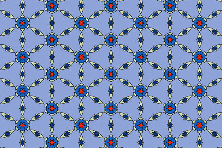 Colorful oriental pattern for textiles, wallpaper, for use in graphics . Not generated by Ai