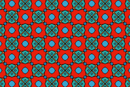Colorful oriental pattern for textiles, wallpaper, for use in graphics . Not generated by Ai
