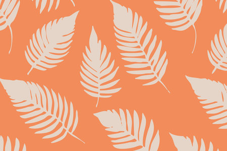 Minimalist background with a botanical pattern. Not generated by Aiの写真素材