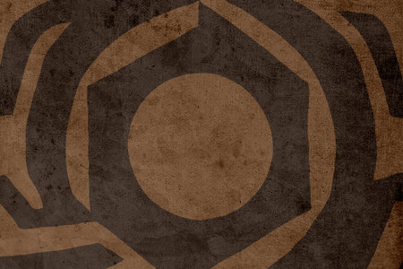 Vintage style abstract illustration. Not generated by Aiの写真素材