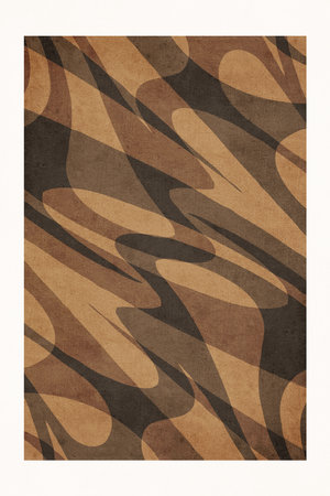 Abstract illustration in vintage style. For use in graphics, for wall decor. Not generated by Ai
