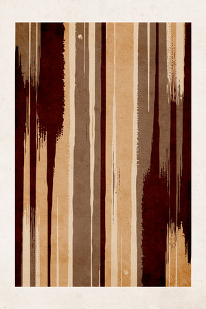 Abstract illustration in vintage style. For use in graphics, for wall decor. Not generated by Aiの写真素材