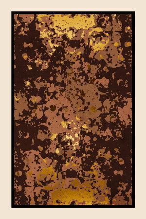 abstract art. Artistic illustration for printing. Gold Wall Art. Cover pattern . Not generated by Ai