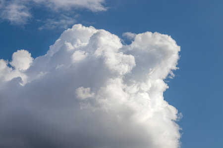 Clouds against the blue sky
