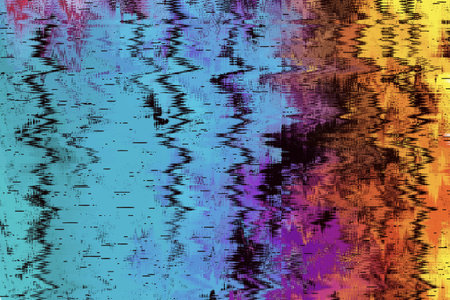 Abstract background in Ikat technique. For use on materials and graphics. Printable pattern for wall...