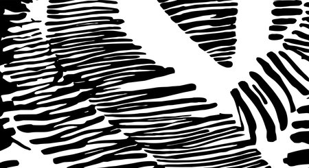 Abstract black and white pattern. For use in graphics. Minimalist vector illustration for printing on wall decorationsのイラスト素材