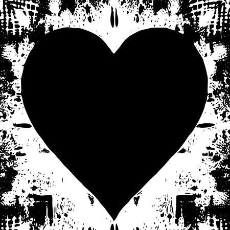 Happy Valentines. Vector graphics . Printable greeting card design.のイラスト素材