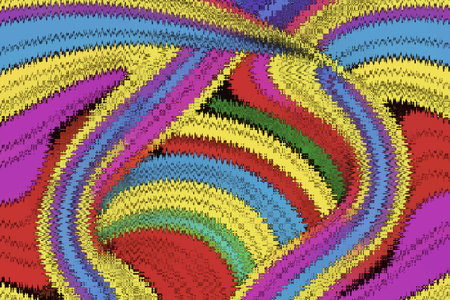 Abstract background in Ikat technique. For use on materials and graphics. Printable pattern for wall...