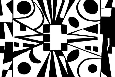 Minimalist vector illustration for print. Geometric background design, abstract cover templates.のイラスト素材