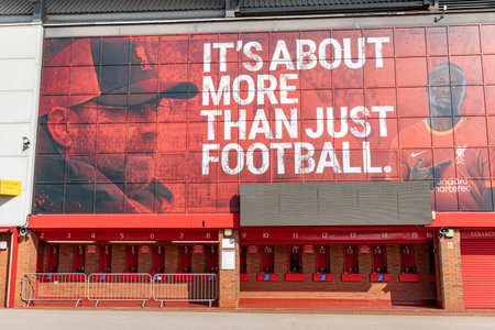 Liverpool, England - March 23, 2022. Liverpool Anfield Stadium, England .のeditorial素材