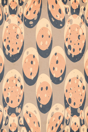 Abstract illustration in vintage style. For use in graphics, for wall decor.の写真素材