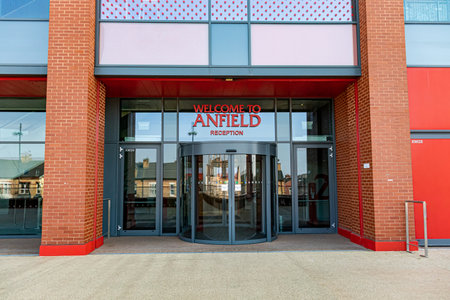 Liverpool, England - March 23, 2022. Liverpool Anfield Stadium, England .のeditorial素材