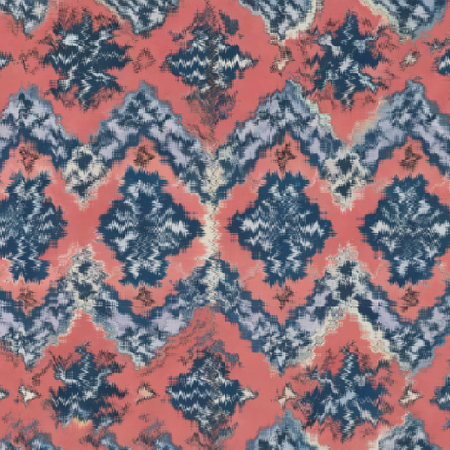 Abstract background in Ikat technique. For use on materials and graphics. Printable pattern for wall...