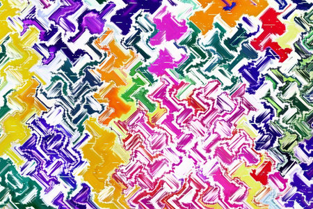 Abstract background in Ikat technique. For use on materials and graphics. Printable pattern for wall...