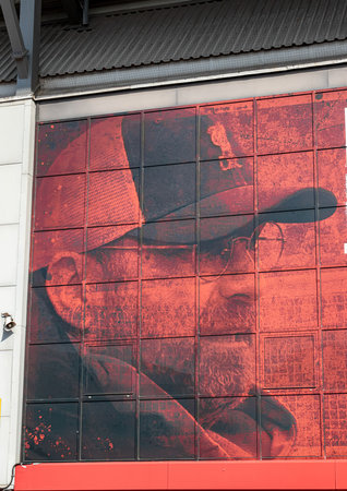 Liverpool, England - March 23, 2022. Liverpool Anfield Stadium, England. Posterのeditorial素材