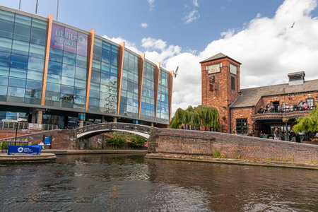 June 12, 2022 Birmingham United Kingdom. City Architecture.のeditorial素材