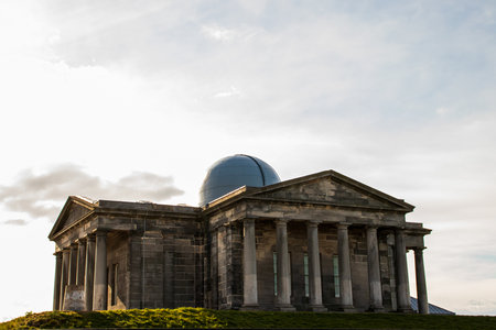 May 4, 2021 Edinburgh Scotland United Kingdom. City Architecture. Calton Hillのeditorial素材