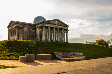 May 4, 2021 Edinburgh Scotland United Kingdom. City Architecture. Calton Hillのeditorial素材