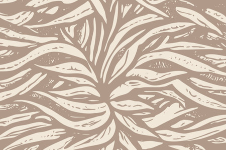 Botanical pattern in the fashionable color of 2024. Design of covers, business cards, for printing on minimalist wall decorations, on fabrics.のイラスト素材