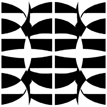 Abstract black and white background. Design for clothes, textiles, wall decorations.のイラスト素材